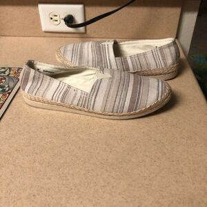 Esprit Ellery Canvas Slip-on Espadrille Flats Loafers 9